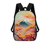 sinyumoney Sac À Dos Scolaire Mount Fuji Sac À Livres Pour Garçons Et Filles Sac D'école Sac Pour L'université Sac De Voyage D'affaires Sac De Travail 17inch