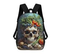 sinyumoney Sac À Dos Scolaire Nightshade Skull Classic Sac À Livres Pour Garçons Et Filles Sac D'école Sac Pour L'université Sac De Voyage D'affaires Sac De Travail 17inch