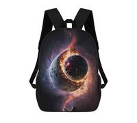sinyumoney Sac À Dos Scolaire Planetary Convergence Cosmic Dance Sac À Dos Scolaire Enfant Imprimé En 3D, Sac De Voyage Tendance, Sac D'école Garçon 17inch