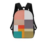 sinyumoney Sac À Dos Scolaire Pour Enfants Abstract And Conceptual 3 Sac À Dos Décontracté Pour Les Voyages, Imprimé En 3D, Pour Garçons Et Filles, Grande Capacité 17inch