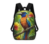 sinyumoney Sac À Dos Scolaire Pour Enfants Bird In Paradise Sac À Dos Décontracté Pour Les Voyages, Imprimé En 3D, Pour Garçons Et Filles, Grande Capacité 17inch