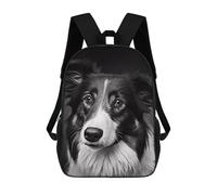 sinyumoney Sac À Dos Scolaire Pour Enfants Black Dog Sac À Dos Tendance Pour Adolescents, Sac À Dos Décontracté Pour Garçons Et Filles, Sac D'école Imprimé En 3D 17inch