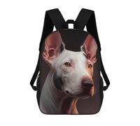 sinyumoney Sac À Dos Scolaire Pour Enfants Bull Terrier Oil Paint Sac À Dos Scolaire Pour Enfants, Style Décontracté Et Tendance, Imprimé En 3D, Amusant Et Original 17inch