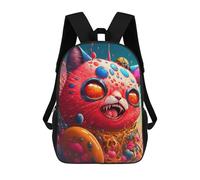 sinyumoney Sac À Dos Scolaire Pour Enfants Cat Artwork-1 Sac À Dos Scolaire Tendance Sac À Dos De Voyage Unisexe Tendance Sac À Dos 3D Cool 17inch