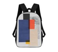 sinyumoney Sac À Dos Scolaire Pour Enfants Collage A10 Sac À Dos Décontracté Pour Les Voyages, Imprimé En 3D, Pour Garçons Et Filles, Grande Capacité 17inch