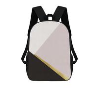 sinyumoney Sac À Dos Scolaire Pour Enfants Conceptual Geometry Sac À Dos Tendance Pour Adolescents, Sac À Dos Décontracté Pour Garçons Et Filles, Sac D'école Imprimé En 3D 17inch