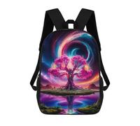 sinyumoney Sac À Dos Scolaire Pour Enfants Cosmic Tree of Infinity Sac À Dos Scolaire Pour Enfants, Style Décontracté Et Tendance, Imprimé En 3D, Amusant Et Original 17inch