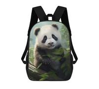 sinyumoney Sac À Dos Scolaire Pour Enfants Cute Panda Sac À Dos Décontracté Pour Les Voyages, Imprimé En 3D, Pour Garçons Et Filles, Grande Capacité 17inch