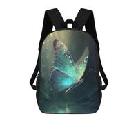 sinyumoney Sac À Dos Scolaire Pour Enfants Enchanted Butterfly Flight Sac À Dos Scolaire Pour Enfants, Style Décontracté Et Tendance, Imprimé En 3D, Amusant Et Original 17inch