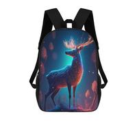sinyumoney Sac À Dos Scolaire Pour Enfants Enchanted Forest Deer Sac À Dos Scolaire Pour Enfants, Style Décontracté Et Tendance, Imprimé En 3D, Amusant Et Original 17inch