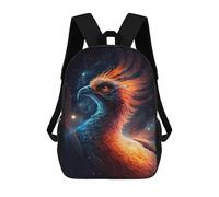 sinyumoney Sac À Dos Scolaire Pour Enfants Fantasy Phoenix Artwork Sac À Dos Scolaire Tendance Sac À Dos De Voyage Unisexe Tendance Sac À Dos 3D Cool 17inch