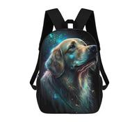 sinyumoney Sac À Dos Scolaire Pour Enfants Golden Retriever Dog Dear Sac À Dos Scolaire Pour Enfants, Style Décontracté Et Tendance, Imprimé En 3D, Amusant Et Original 17inch