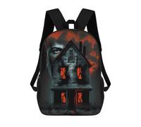 sinyumoney Sac À Dos Scolaire Pour Enfants Haunting Shadows A Gothic Tale Sac À Dos Scolaire Tendance Sac À Dos De Voyage Unisexe Tendance Sac À Dos 3D Cool 17inch