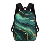 sinyumoney Sac À Dos Scolaire Pour Enfants Imprimé En 3D Abstract River Kintsugi Sac À Dos De Sport Pour Garçons Et Filles, Sac À Dos Tendance 17inch