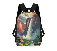 sinyumoney Sac À Dos Scolaire Pour Enfants Imprimé En 3D Angel Falls Majesty Sacs À Dos, Sacs À Dos De Voyage Décontractés, Grand Sac À Dos De Jour Pour Garçons 17inch