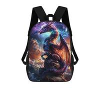 sinyumoney Sac À Dos Scolaire Pour Enfants Imprimé En 3D Astral Dragons Dream, Grande Capacité, Idéal Pour Les Voyages, Les Livres Et L'école.