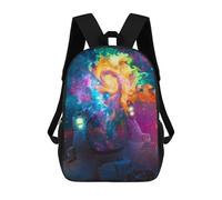 sinyumoney Sac À Dos Scolaire Pour Enfants Imprimé En 3D Astronaut in Cosmic Dreamscape Sac À Dos De Sport Pour Garçons Et Filles, Sac À Dos Tendance 17inch