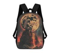sinyumoney Sac À Dos Scolaire Pour Enfants Imprimé En 3D Astronaut Lost In Space Sac À Dos De Sport Pour Garçons Et Filles, Sac À Dos Tendance 17inch