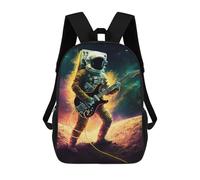 sinyumoney Sac À Dos Scolaire Pour Enfants Imprimé En 3D Astronaut Playing Guitar in Space -8 Sacs À Dos, Sacs À Dos De Voyage Décontractés, Grand Sac À Dos De Jour Pour Garçons 17inch