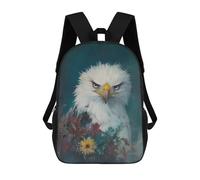 sinyumoney Sac À Dos Scolaire Pour Enfants Imprimé En 3D Bald Eagle Portrait Sac À Dos De Sport Pour Garçons Et Filles, Sac À Dos Tendance 17inch