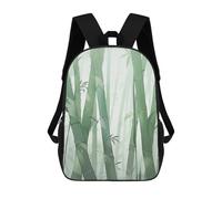 sinyumoney Sac À Dos Scolaire Pour Enfants Imprimé En 3D Bamboo Zen Forest, Grande Capacité, Idéal Pour Les Voyages, Les Livres Et L'école.