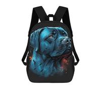 sinyumoney Sac À Dos Scolaire Pour Enfants Imprimé En 3D Cane Corso Colorful Dog Sacs À Dos, Sacs À Dos De Voyage Décontractés, Grand Sac À Dos De Jour Pour Garçons 17inch