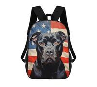 sinyumoney Sac À Dos Scolaire Pour Enfants Imprimé En 3D Cane Corso Flag Sac À Dos De Sport Pour Garçons Et Filles Sac À Dos Tendance 17inch
