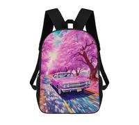 sinyumoney Sac À Dos Scolaire Pour Enfants Imprimé En 3D Classic Expensive Cars Sac À Dos De Sport Pour Garçons Et Filles Sac À Dos Tendance 17inch