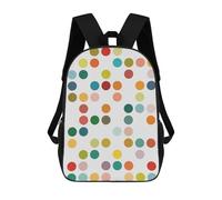 sinyumoney Sac À Dos Scolaire Pour Enfants Imprimé En 3D Colorful Set I Sac À Dos De Sport Pour Garçons Et Filles, Sac À Dos Tendance 17inch