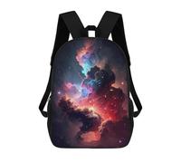 sinyumoney Sac À Dos Scolaire Pour Enfants Imprimé En 3D Colourful Cosmic Nebula Sac À Dos De Sport Pour Garçons Et Filles Sac À Dos Tendance 17inch