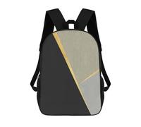 sinyumoney Sac À Dos Scolaire Pour Enfants Imprimé En 3D Conceptual Geometry II Sac À Dos De Sport Pour Garçons Et Filles Sac À Dos Tendance 17inch
