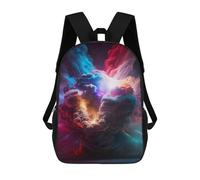 sinyumoney Sac À Dos Scolaire Pour Enfants Imprimé En 3D Cosmic Color Burst Sac À Dos De Sport Pour Garçons Et Filles, Sac À Dos Tendance 17inch