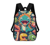sinyumoney Sac À Dos Scolaire Pour Enfants Imprimé En 3D Cute Dinosaur Animal Sac À Dos De Sport Pour Garçons Et Filles, Sac À Dos Tendance 17inch