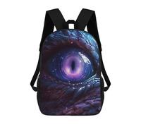 sinyumoney Sac À Dos Scolaire Pour Enfants Imprimé En 3D Dragon's Gaze Mystic Eye Artwork Sac À Dos De Sport Pour Garçons Et Filles, Sac À Dos Tendance 17inch