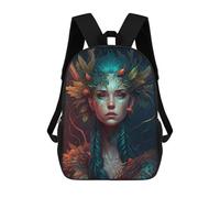 sinyumoney Sac À Dos Scolaire Pour Enfants Imprimé En 3D Enchanted Forest Spirit -3 Sacs À Dos, Sacs À Dos De Voyage Décontractés, Grand Sac À Dos De Jour Pour Garçons 17inch