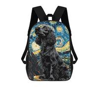 sinyumoney Sac À Dos Scolaire Pour Enfants Imprimé En 3D English Cocker Spaniel, Grande Capacité, Idéal Pour Les Voyages, Les Livres Et L'école.
