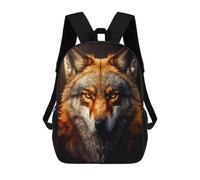 sinyumoney Sac À Dos Scolaire Pour Enfants Imprimé En 3D Epic Wolf Portrait Artwork Sac À Dos De Sport Pour Garçons Et Filles, Sac À Dos Tendance 17inch