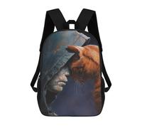 sinyumoney Sac À Dos Scolaire Pour Enfants Imprimé En 3D Eternal Touch Sac À Dos De Sport Pour Garçons Et Filles, Sac À Dos Tendance 17inch