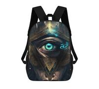 sinyumoney Sac À Dos Scolaire Pour Enfants Imprimé En 3D Eye of The Pyramid Sacs À Dos, Sacs À Dos De Voyage Décontractés, Grand Sac À Dos De Jour Pour Garçons 17inch