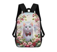 sinyumoney Sac À Dos Scolaire Pour Enfants Imprimé En 3D Festive Cat 01 Spring Sac À Dos De Sport Pour Garçons Et Filles, Sac À Dos Tendance 17inch