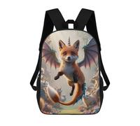 sinyumoney Sac À Dos Scolaire Pour Enfants Imprimé En 3D Flying Fox Kit with Dragon Wings Sacs À Dos, Sacs À Dos De Voyage Décontractés, Grand Sac À Dos De Jour Pour Garçons 17inch