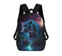 sinyumoney Sac À Dos Scolaire Pour Enfants Imprimé En 3D Galactic Leopard Majesty Sacs À Dos, Sacs À Dos De Voyage Décontractés, Grand Sac À Dos De Jour Pour Garçons 17inch