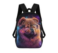 sinyumoney Sac À Dos Scolaire Pour Enfants Imprimé En 3D Galactic Pup Glasses -1, Grande Capacité, Idéal Pour Les Voyages, Les Livres Et L'école.