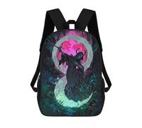 sinyumoney Sac À Dos Scolaire Pour Enfants Imprimé En 3D Guardian of The Underworld Sac À Dos De Sport Pour Garçons Et Filles, Sac À Dos Tendance 17inch