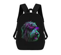 sinyumoney Sac À Dos Scolaire Pour Enfants Imprimé En 3D Irish Wolfhound, Grande Capacité, Idéal Pour Les Voyages, Les Livres Et L'école.