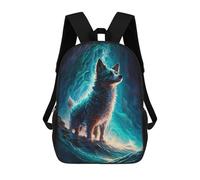 sinyumoney Sac À Dos Scolaire Pour Enfants Imprimé En 3D Jack Russell Terrier Dog Sacs À Dos, Sacs À Dos De Voyage Décontractés, Grand Sac À Dos De Jour Pour Garçons 17inch