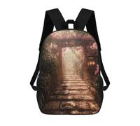 sinyumoney Sac À Dos Scolaire Pour Enfants Imprimé En 3D Japanese Torii Gate Shrine Sac À Dos De Sport Pour Garçons Et Filles, Sac À Dos Tendance 17inch