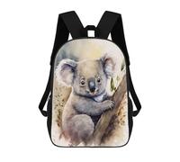 sinyumoney Sac À Dos Scolaire Pour Enfants Imprimé En 3D Koala in Tree Watercolor Sac À Dos De Sport Pour Garçons Et Filles, Sac À Dos Tendance 17inch