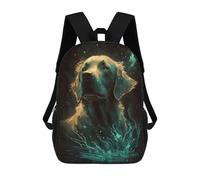 sinyumoney Sac À Dos Scolaire Pour Enfants Imprimé En 3D Labrador Retriever Dog Sacs À Dos, Sacs À Dos De Voyage Décontractés, Grand Sac À Dos De Jour Pour Garçons 17inch