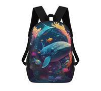 sinyumoney Sac À Dos Scolaire Pour Enfants Imprimé En 3D Leviathan Sac À Dos De Sport Pour Garçons Et Filles, Sac À Dos Tendance 17inch